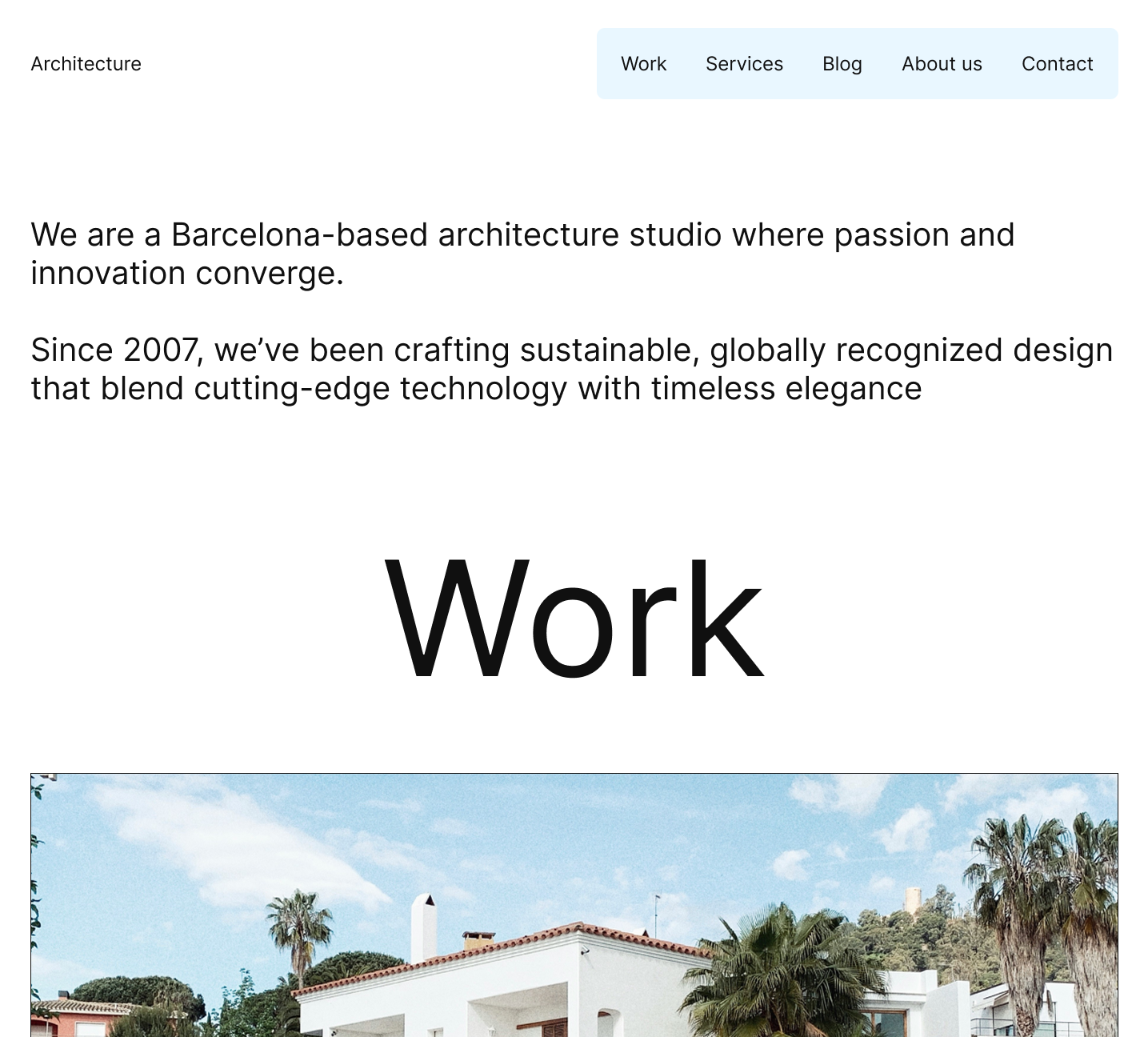 Architecture Website